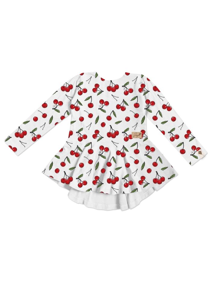 Dievčenská tunika CHERRY s dlhým rukávom