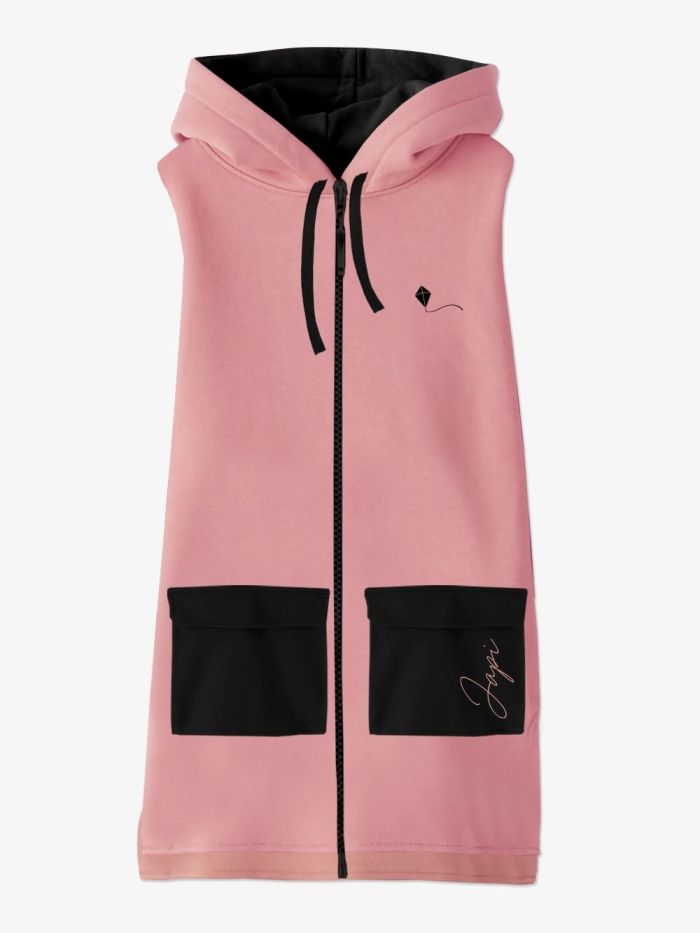 Vesta pre dievčatá s kapucňou