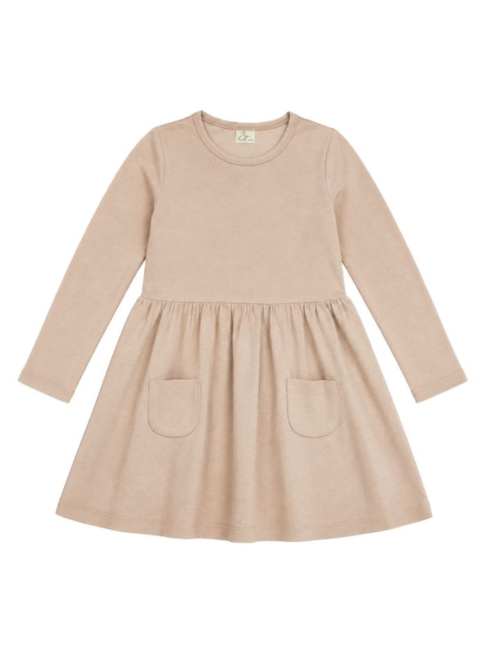 Dievčenské šaty 1F GIRLS COLORS s dlhým rukávom