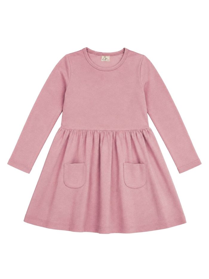Dievčenské šaty 1F GIRLS COLORS s dlhým rukávom