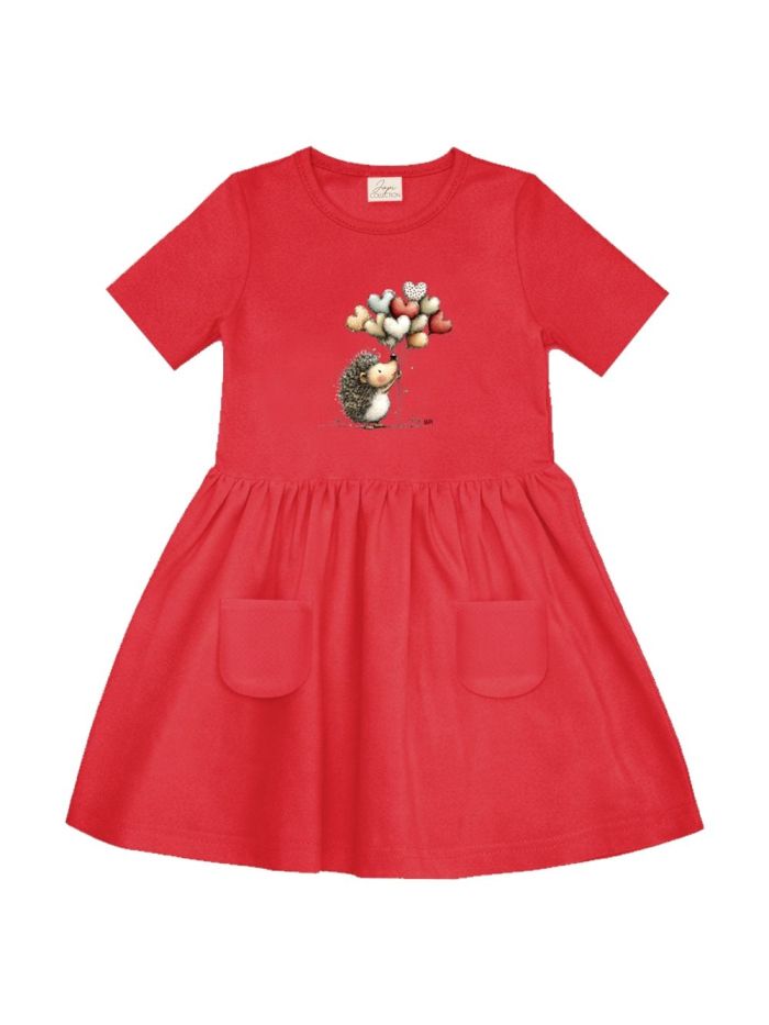 Dievčenské šaty BALLOONS s krátkym rukávom