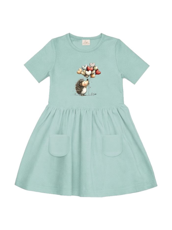 Dievčenské šaty BALLOONS s krátkym rukávom