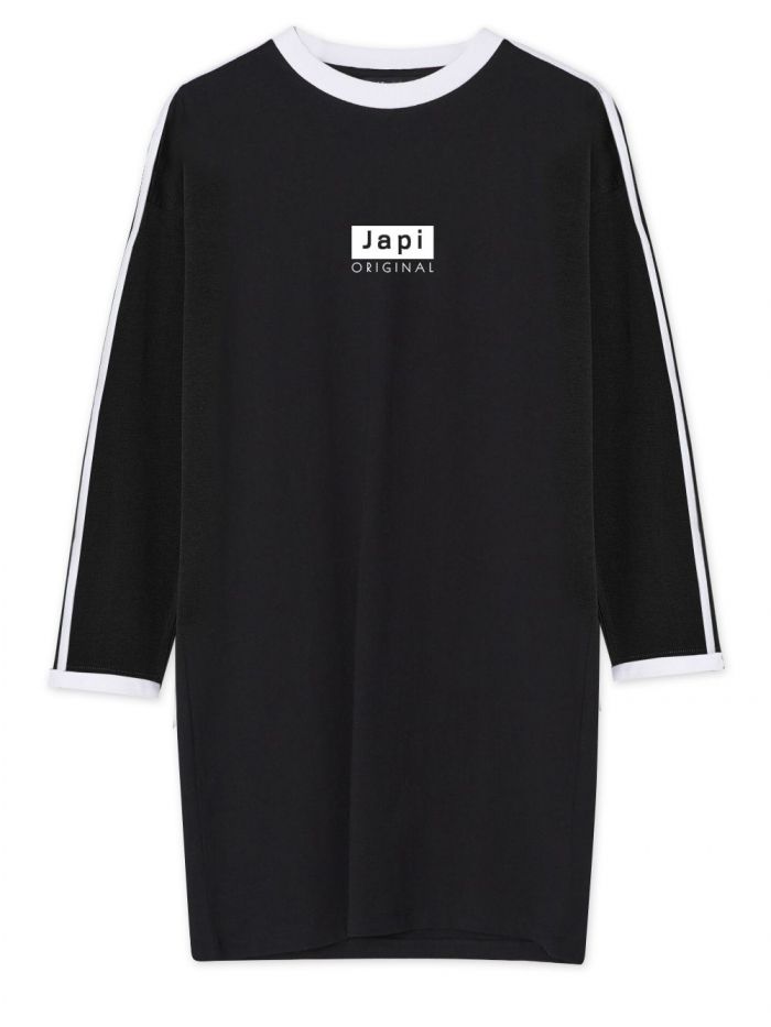 Dievčenské šaty mikinové LINE