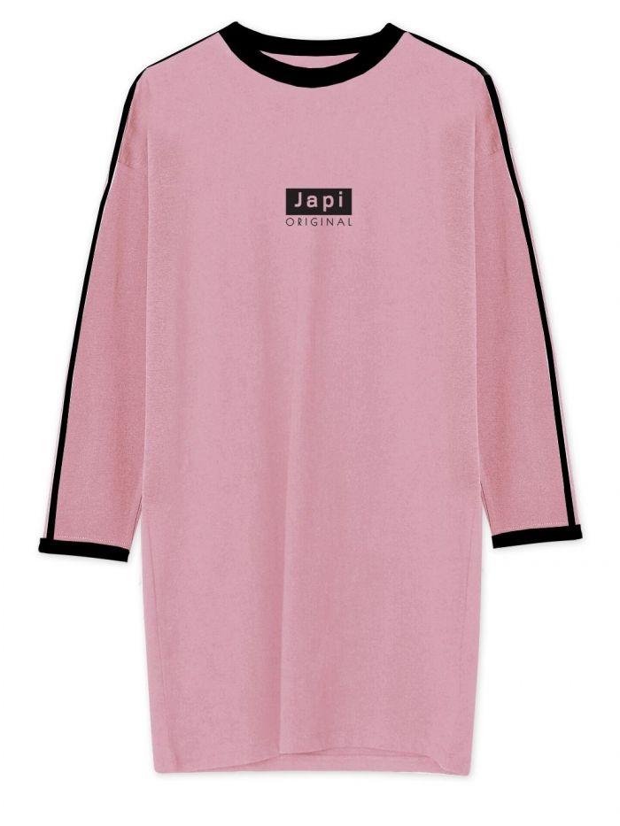 Dievčenské šaty mikinové LINE