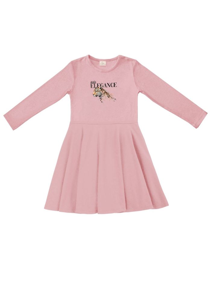 Dievčenské šaty WILD ELEGANCE s dlhým rukávom