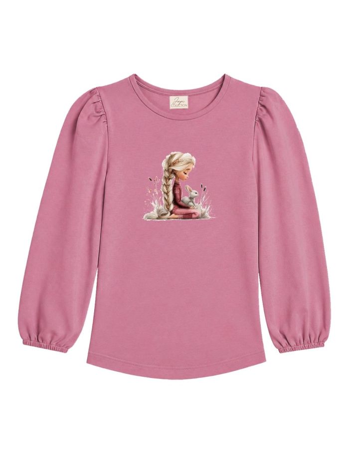 Dievčenské tričko BUNNY LOVE s dlhým rukávom