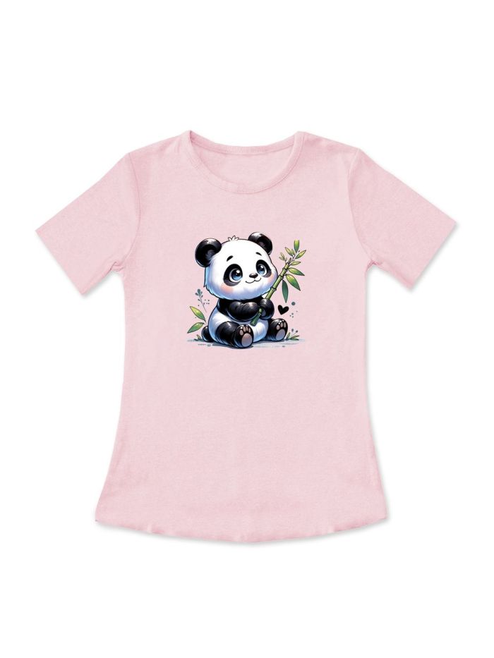 Dievčenské tričko CUTE PANDA s krátkym rukávom