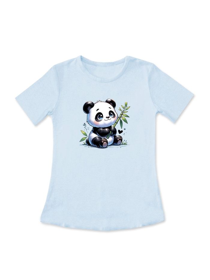 Dievčenské tričko CUTE PANDA s krátkym rukávom