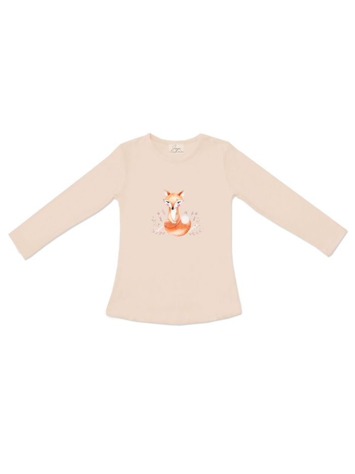 Dievčenské tričko FOX s dlhým rukávom