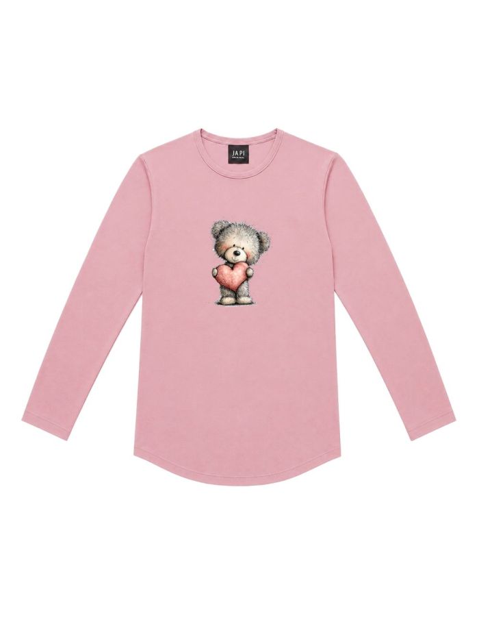 Dievčenské tričko LOVELY TEDDY s dlhým rukávom