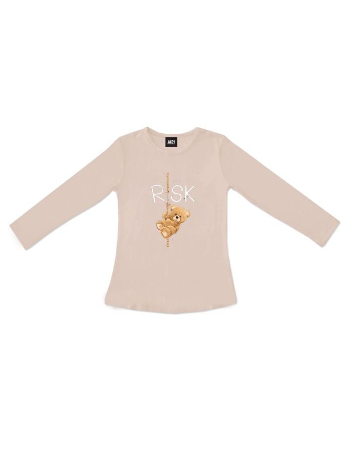 Dievčenské tričko RISK s dlhým rukávom