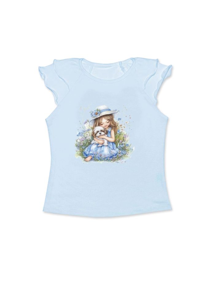 Dievčenské tričko SUMMER MOMENTS s krátkym rukávom