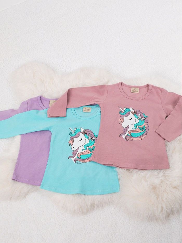 E-shop Dievčenské tričko UNICORN s dlhým rukávom