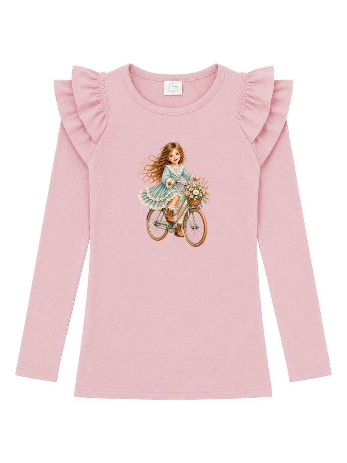 Dievčenské tričko VINTAGE RIDE s dlhým rukávom