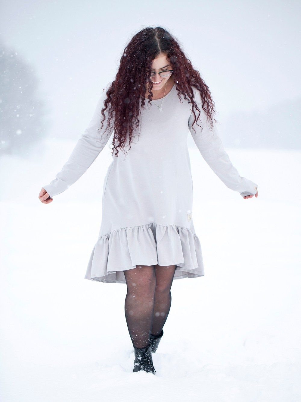 Bavlnené šaty na zimu