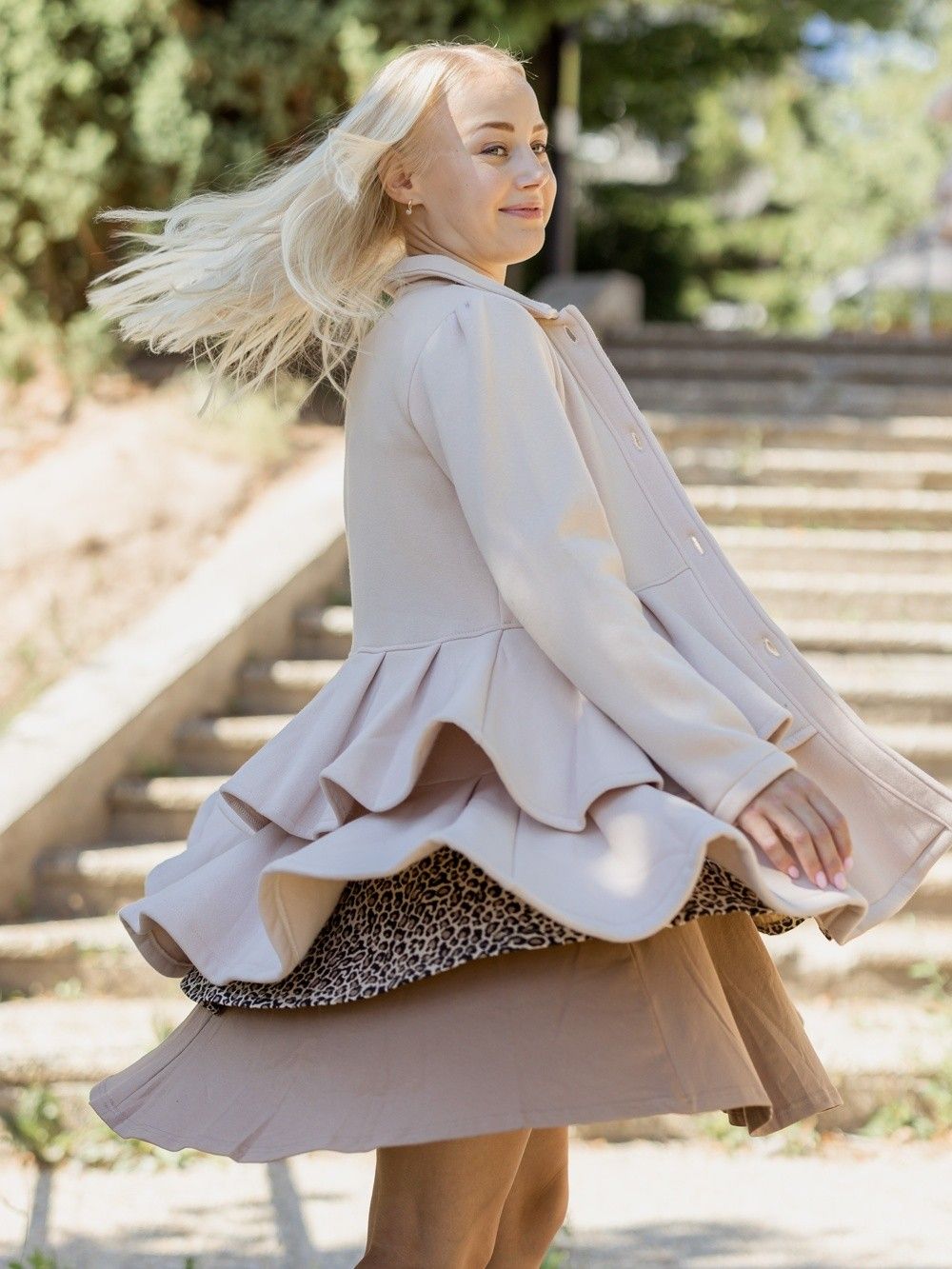 Šaty volán dámske WILD DR