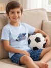 Chlapčenské pyžamo LEAGUE s krátkym rukávom