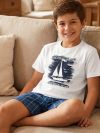Chlapčenské pyžamo NAUTICAL DREAM s krátkym rukávom