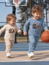 Chlapčenské tričko BASKET BEAR s dlhým rukávom