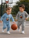 Chlapčenské tričko BASKETBALL TIME s dlhým rukávom