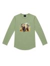 Chlapčenské tričko WOODLAND BEAR s dlhým rukávom