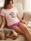 Dámske pyžamo LITTLE PUPPY s krátkym rukávom