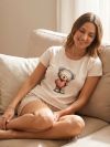 Dámske pyžamo LOVELY TEDDY s krátkym rukávom