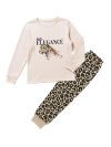 Dámske pyžamo WILD ELEGANCE s dlhým rukávom