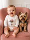 Detské body LITTLE PUPPY s dlhým rukávom