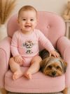 Detské body LITTLE PUPPY s dlhým rukávom
