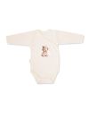 Detské body prekladacie TEDDY PRINCESS  s dlhým rukávom