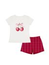 Dievčenské pyžamo  SWEET CHERRY s krátkym rukávom