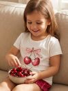 Dievčenské pyžamo  SWEET CHERRY s krátkym rukávom