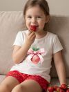 Dievčenské pyžamo SWEET STRAWBERRY s krátkym rukávom