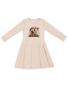 Dievčenské šaty DOG and GIRL s dlhým rukávom