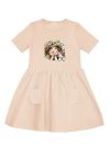 Dievčenské šaty GIRL and CAT s krátkym rukávom