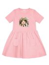 Dievčenské šaty GIRL and CAT s krátkym rukávom