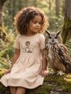 Dievčenské šaty GIRL and OWL s krátkym rukávom
