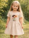 Dievčenské šaty GIRL FLORAL s krátkym rukávom