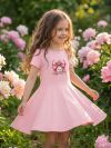 Dievčenské šaty PARFUME s krátkym rukávom