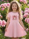 Dievčenské šaty PARFUME s krátkym rukávom