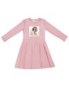 Dievčenské šaty ROMANTIC GIRL s dlhým rukávom