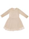 Dievčenské šaty tyl 1F GIRLS COLORS s dlhým rukávom