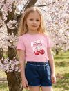 Dievčenské tričko HONEY CHERRY s krátkym rukávom