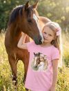 Dievčenské tričko HORSE and GIRL s krátkym rukávom