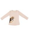 Dievčenské tričko WILD LEOPARD s dlhým rukávom