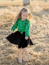Dievčenské tričko WILD POPPIES s dlhým rukávom